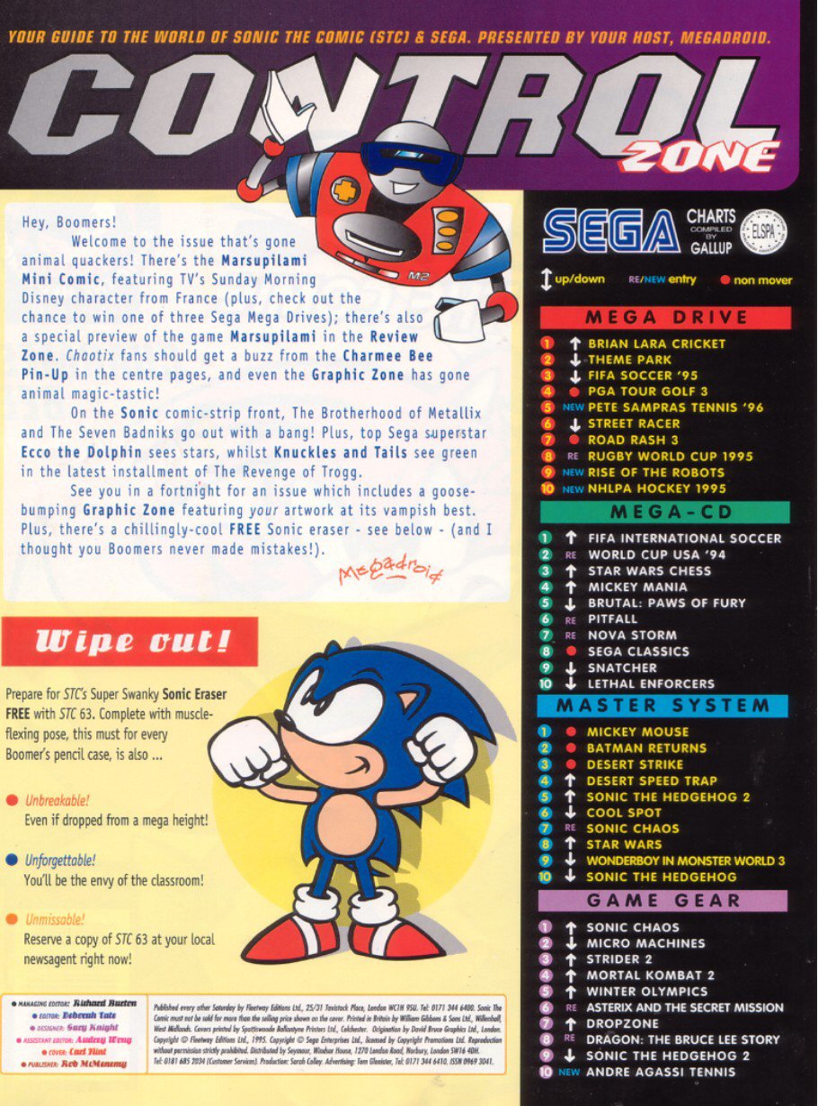 Sonic - The Comic Issue No. 062 Page 1